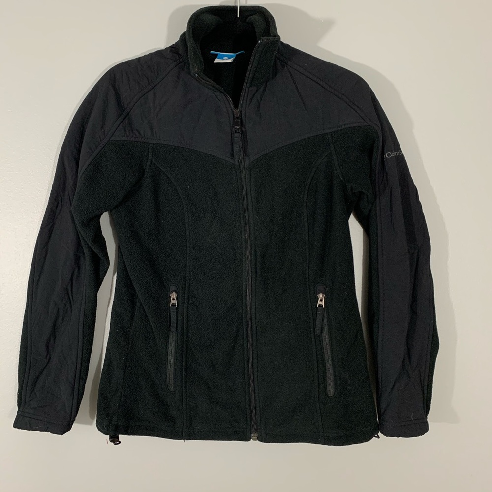 Columbia Black Lightweight Fleece Jacket S